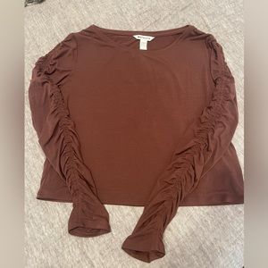 Athleta Cropped Long Sleeve Shirt  - Women’s Size L